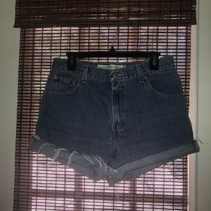 Levi’s cutoff distressed shorts